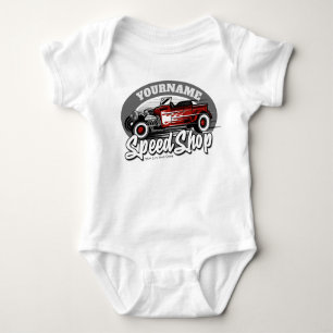 Body Nom personnalisé Rockabilly Roadster Speed Shop Ga