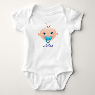 Body "Nommez ça !" Bébé Visage bleu - Bébé Bodysuit