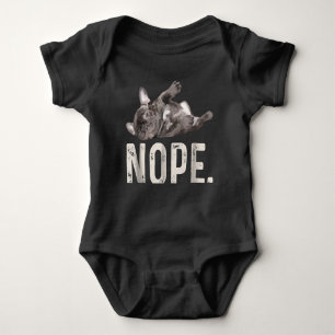 Body Nope Lazy French Bulldog Lover cadeau