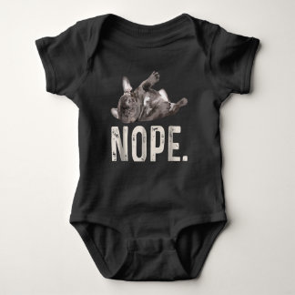 Body Nope Lazy French Bulldog Lover cadeau