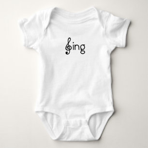 Body Notes d'enregistrement d'image de Sing Clef Word