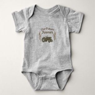 Body Notre futur agriculteur   Bodysuit Rustic Farm pou