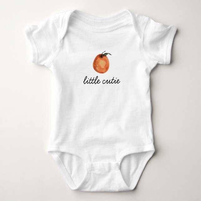Body Notre Petit Citrus Citrus Clementine Baby Bib (Devant)