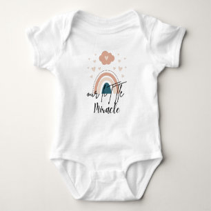 Body Notre petit Miracle Boho aquarelle Rainbow Baby Bo