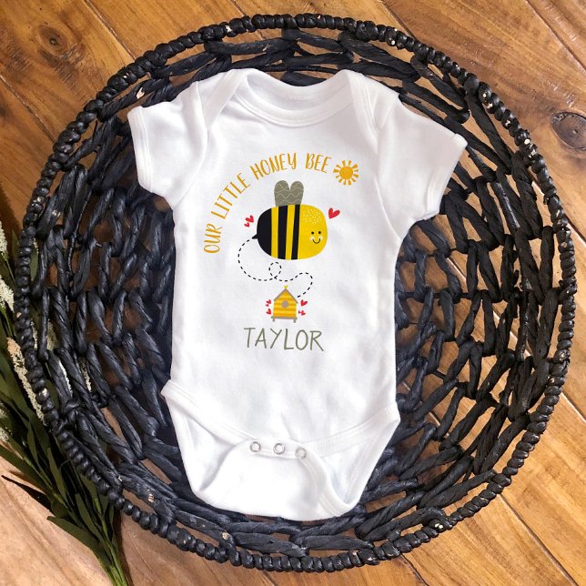 Body Notre petite abeille mignonne bébé garçon ou fille (Créateur téléchargé)