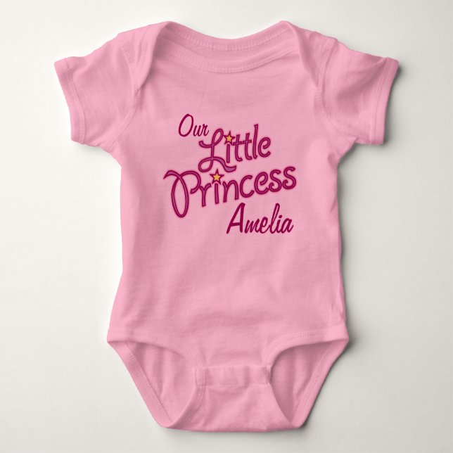 Body Notre petite princesse nommée les filles t-shirt r (Devant)
