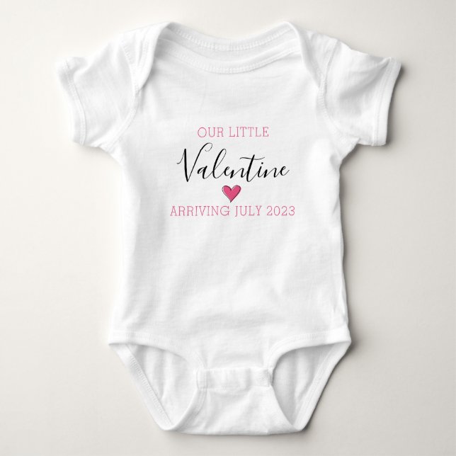 Body Notre Petite Saint Valentin Année d'Arrivée Saint  (Devant)