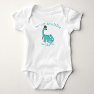 Body Notre première Fête des pères, Baby Dinosaures nom