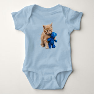 Body Nounours en forme d'ours en peluche de chat orange