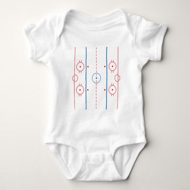 Body Nourrisson de piste d'hockey (Devant)