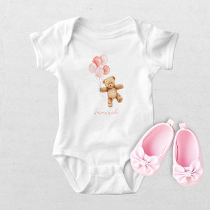 Body Nous Pouvons à Peine Attendre Fille Rose Baby Show