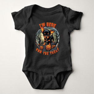 Body Nouveau adorable Chihuahua Halloween Baby Bodysuit