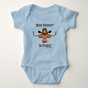 Body Nouveau Sheriff En Ville, Longhorn Bodysuit Bébé