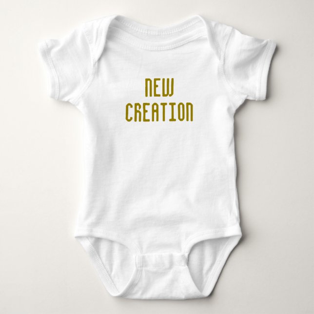 Body Nouvelle Création - Bébé Boy Bodysuit Gold (Devant)