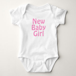 Body Nouvelle Petite Fille. Plutôt Rose. Personnalisé
