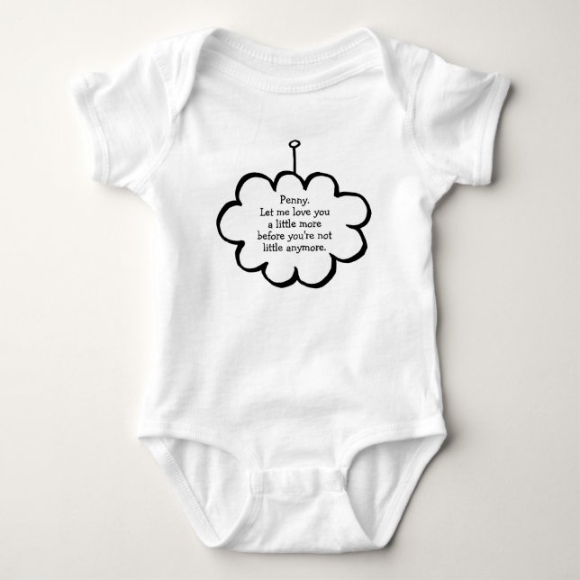 Body Nuage personnalisé sur une ficelle (Devant)