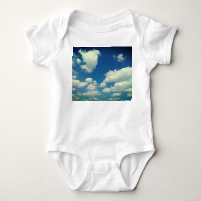 Body Nuages de bébé, sur un ciel bleu (Devant)