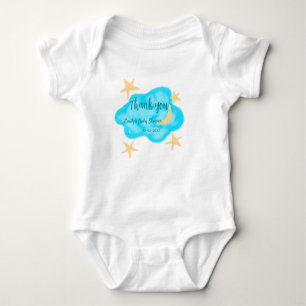 Body Nuages étoilés de lune aquarelle baby shower ajout