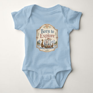 Body Nurserie pour bébé Viking Né pour Explorer