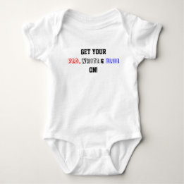 Body Obtenez Votre Rouge Blanc Bleu Sur USA Baby