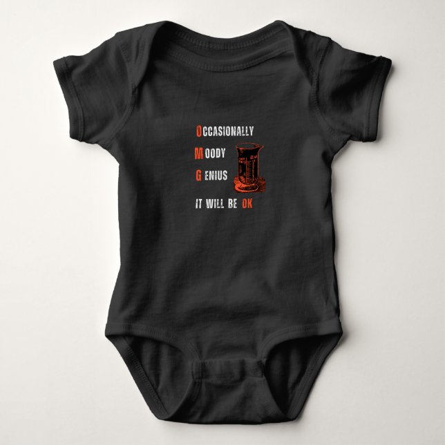 Body Occasionnellement Moody Funny Bodysuit (Devant)