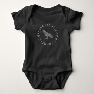 Body Odin Corbeau Corneille Mythologie Viking runes run