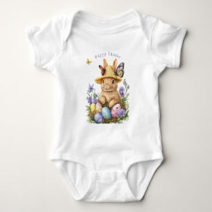 Body Œufs de Pâques Lapin Papillons