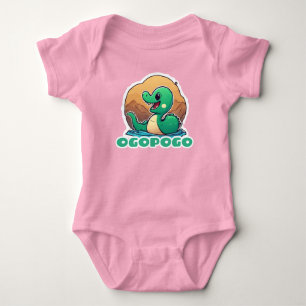 Body Ogopogo vert mignon Monster du lac Okanagan