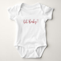 Oh Baby Blush Rose Pailleté Moderne Funky Fun Bébé