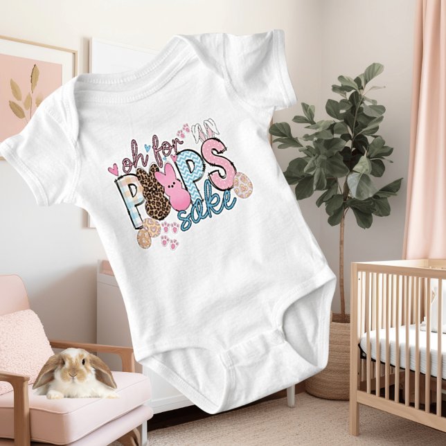 Body "Oh for Peeps Sake" Bodysuit Baby Fine Jersey (Créateur téléchargé)