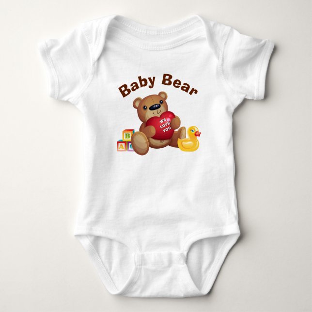 Body Oh so mignonne Bear One Piece sur mesure (Devant)