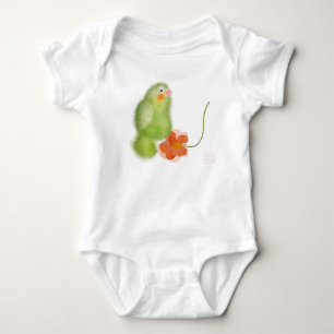 Body Oiseau avec fleur par BabyLaia