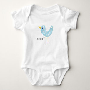 Body Oiseau doux de bleus layette