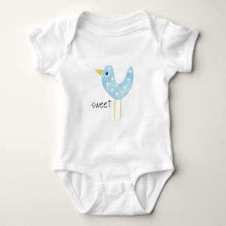 Body Oiseau doux de bleus layette