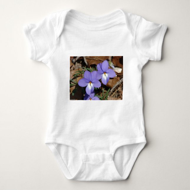 Body Oiseaux fleur sauvage-Pied Violet III Cadeaux et v (Devant)