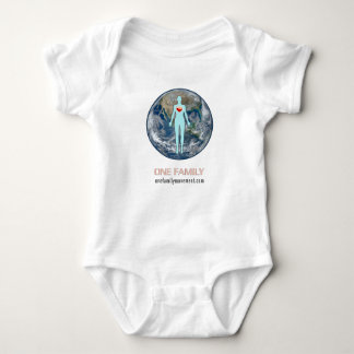 Body One Family World Peace Movement BABY 1-PC BODYSUIT