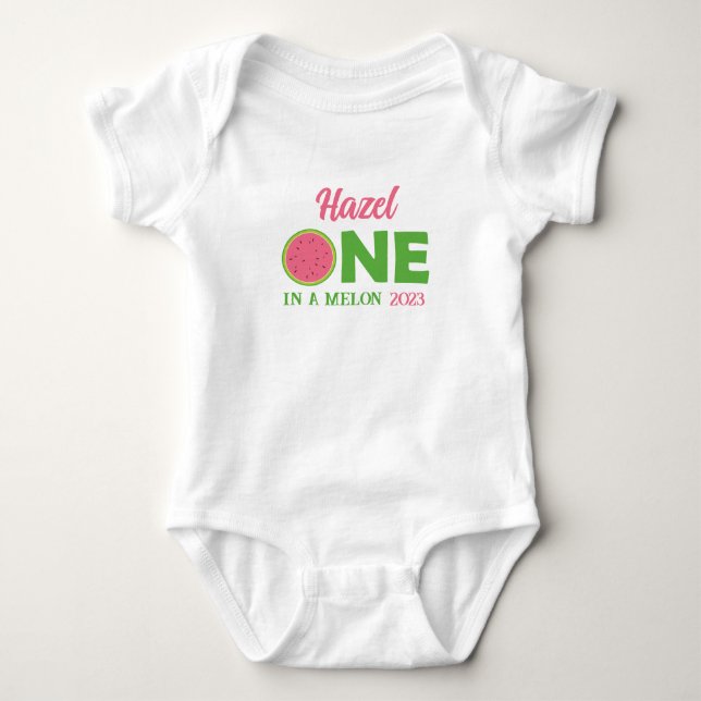 Body One In A Melon's Watermelon 1er anniversaire (Devant)