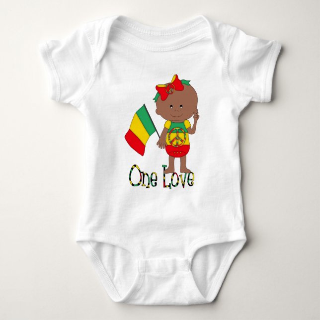 Body One Love Rasta Baby African American (Devant)