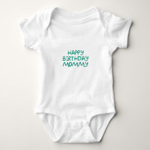 Body Onsie de gerber de maman de joyeux anniversaire
