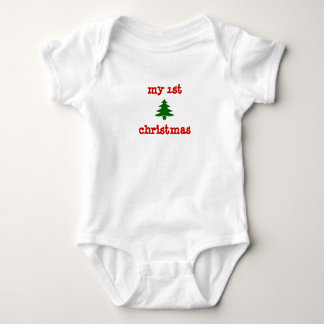 Body onsie de "mon ęr Noël" avec l'arbre