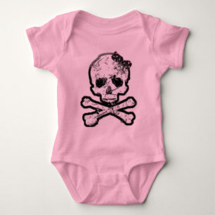 Body onsie girly de crâne