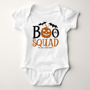 Body Orange Boo Squad Lettres Éffrayantes Halloween