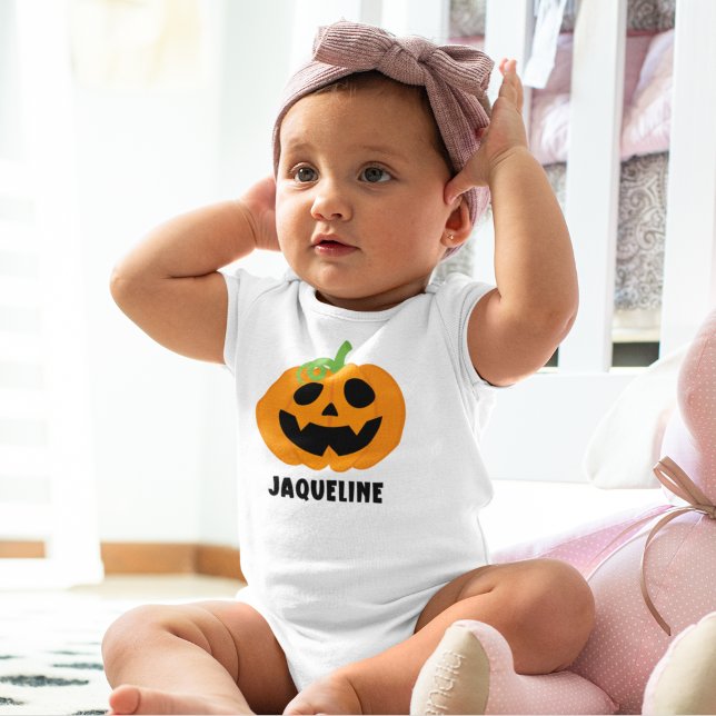 Body Orange Halloween Pumpkin with Name (Créateur téléchargé)
