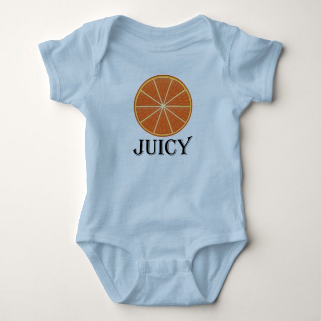 Body Orange juteux - Costume de bébé Jersey  (Devant)