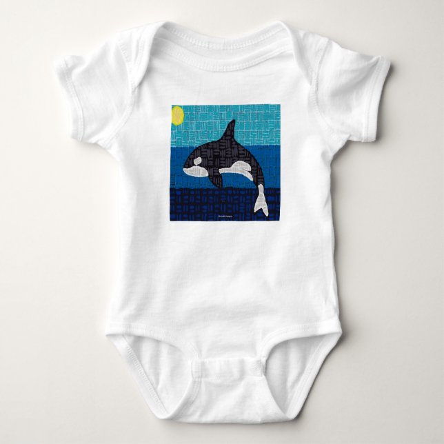 Body Orca (white) - Baby Bodysuit (Devant)
