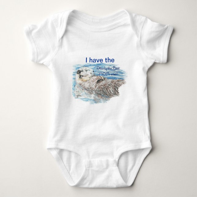 Body Otterly Meilleure Maman toujours Humour Citation & (Devant)