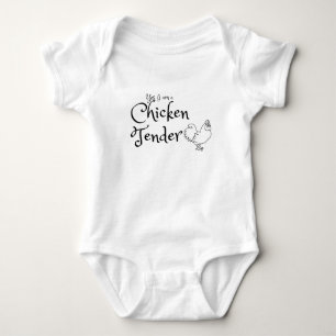 Body Oui, je suis un bodysuit bébé Chicken Tender – Drô