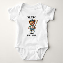 Ours en peluche futur joueur de baseball