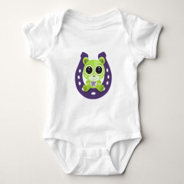 Body Ours en peluche - Lucky Green (Devant)