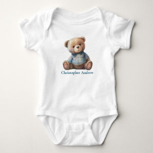 Body Ours en peluche personnalisé bébé garçon cadeau mi